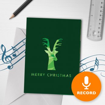 Christmas-dimensions-dark-green-greeting-card-front-5x7-recordable-sound
