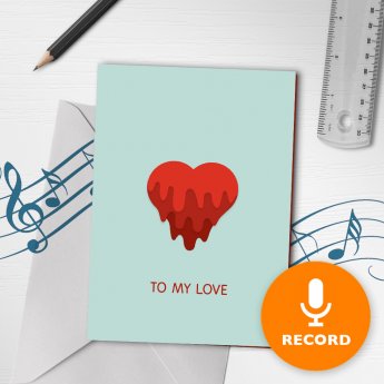 Melting Heart front cover 5x7-recordable-sound